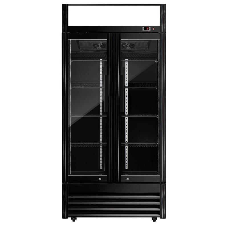 Armoire à boissons double portes battantes avec canopy - 630L_4