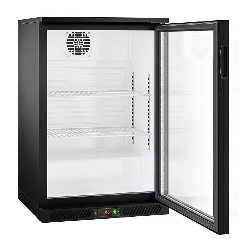 Arrière-bar réfrigéré1 porte battante vitrée - 126 litres 124 | BKTG1SN_4
