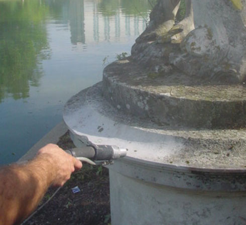 Kit d'aérogommage complet MAXI TOPOLINO 18 - Aérogommeuse avec compresseur CM7 et épurateur P104 pour sablage et décapage de toutes surfaces_4