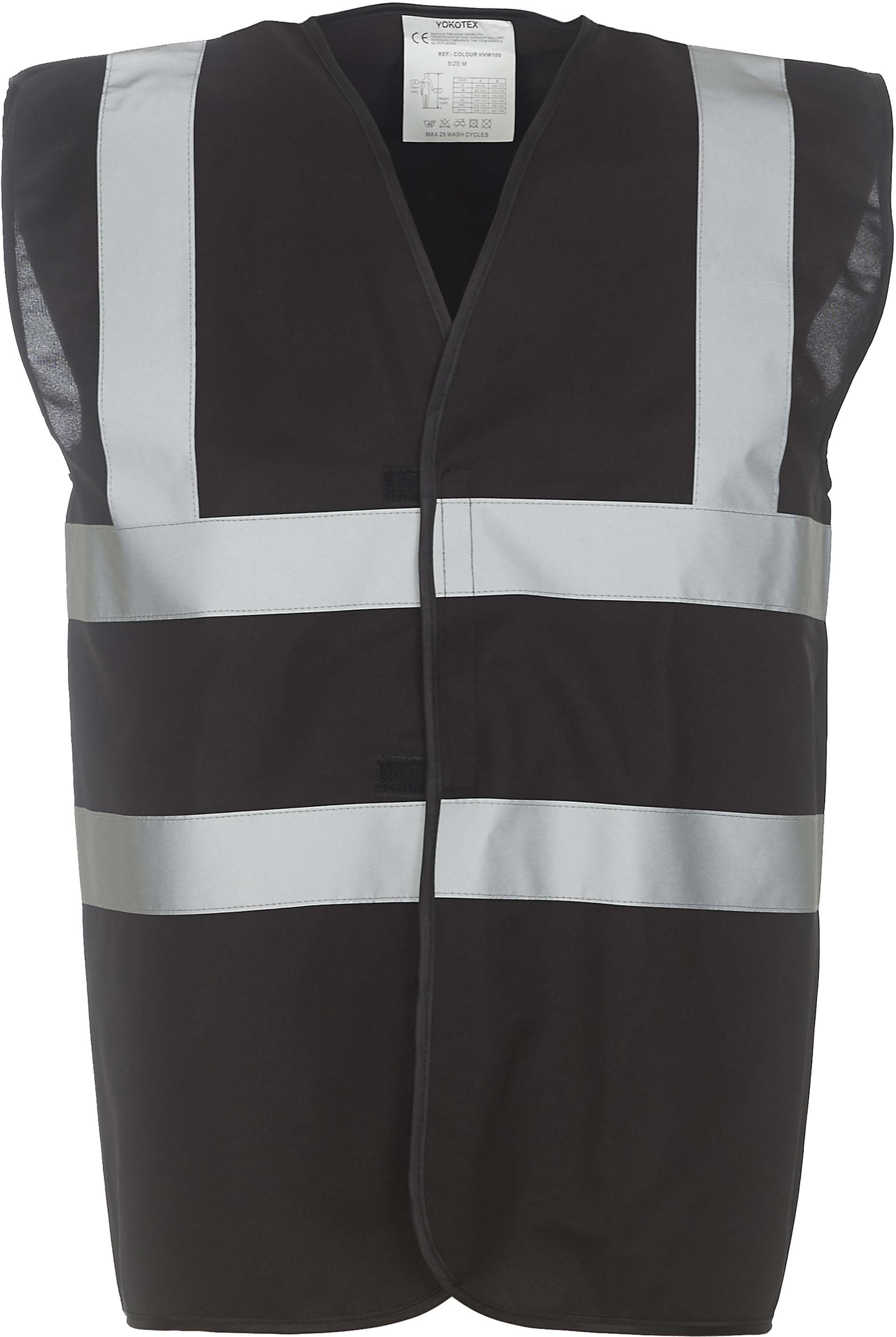 Gilet de sécurité personnalisable avec marquage texte ou logo