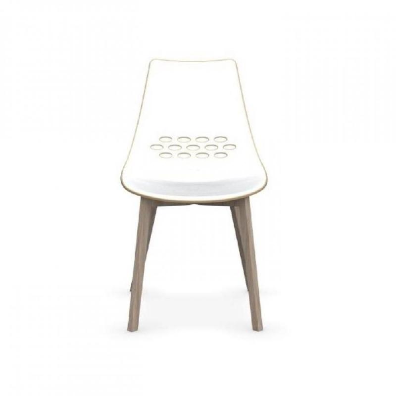 Lot de 2 chaises JAM W nougat - Piétement en frêne naturel - Design moderne et coloré - Fabrication italienne_4