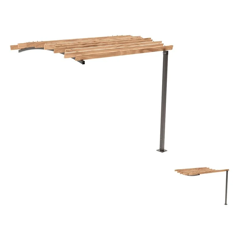 Pergola Océan bois acier_4
