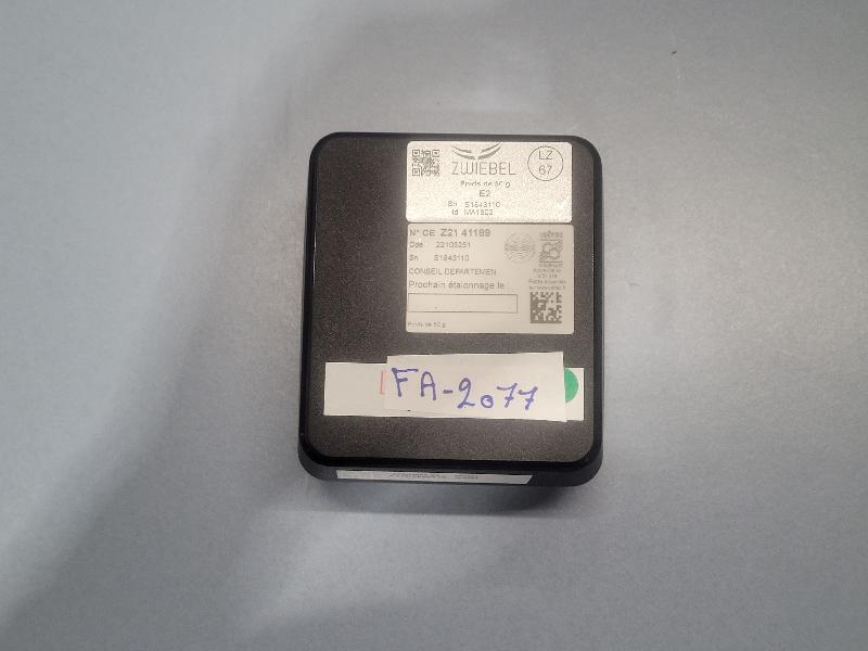 Poids d'étalonnage ZWIEBEL 50g classe E2 INOX_4