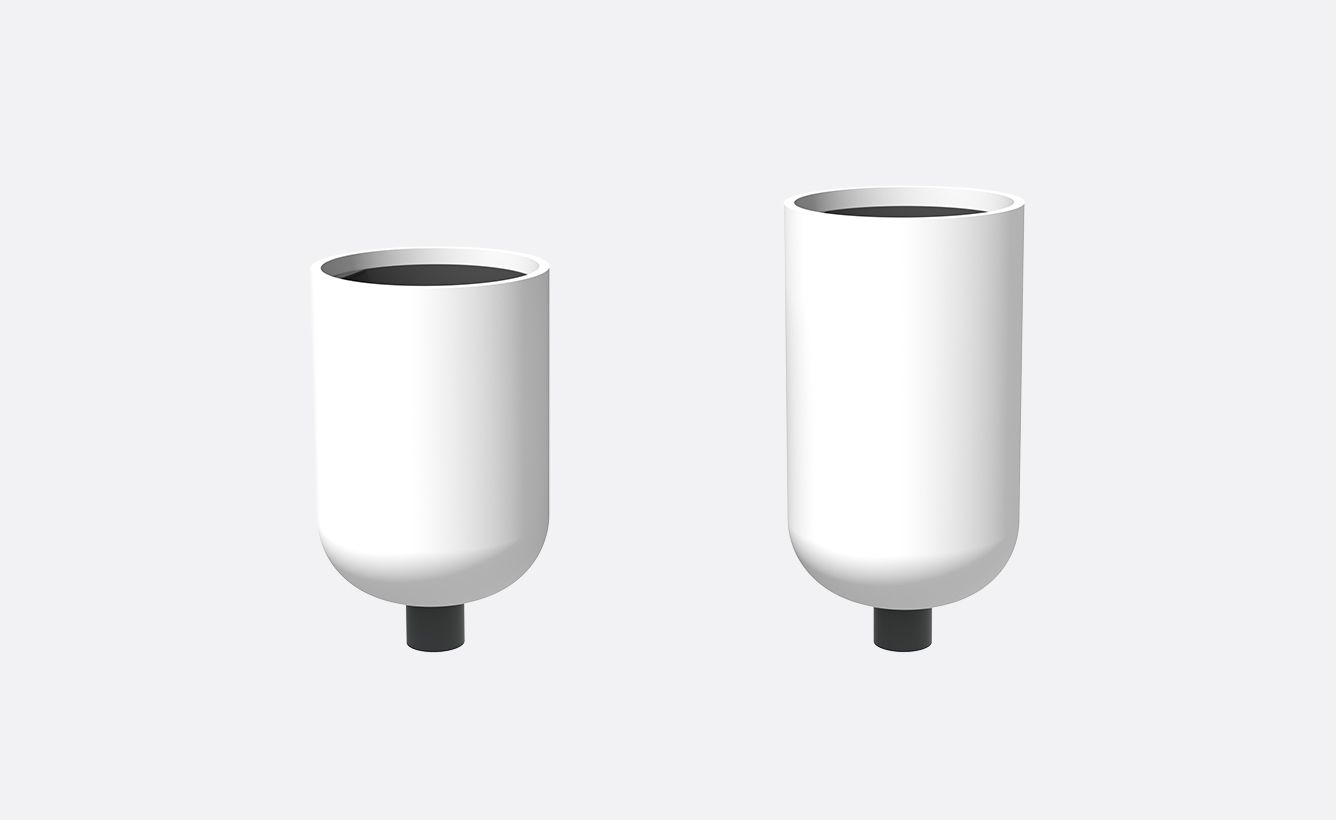 Tom - poubelle publique Larus - acier et plastique rotomoulé - 32L & 42L_4