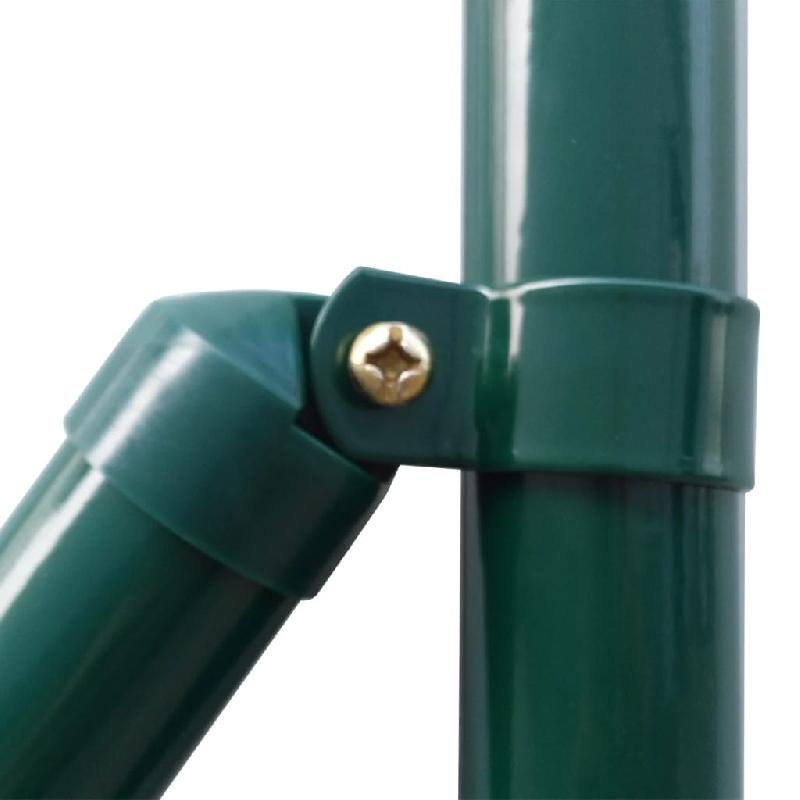Vidaxl clôture euro acier 25 x 1,7 m vert 145765_4