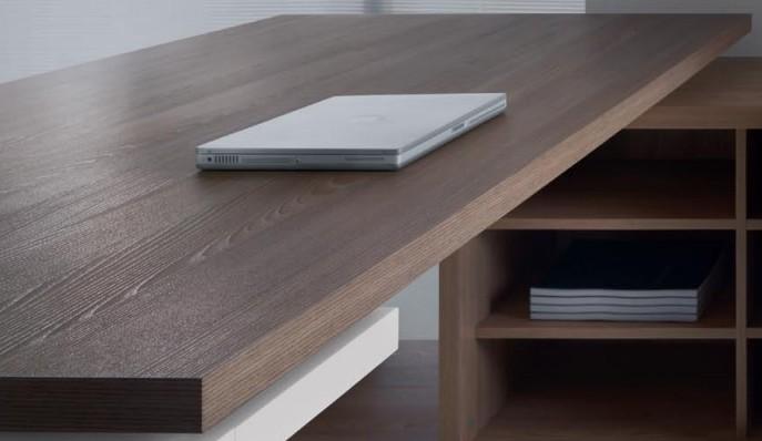 Bureau de Direction Mito réglable en hauteur - MDD - 199, Droite, Sycomore clair_4