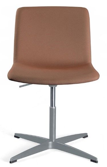 Koda Meeting - Chaise de bureau ergonomique - Sitis - Accoudoirs noir ou chrome - Base fixe en métal ou alu poli_4