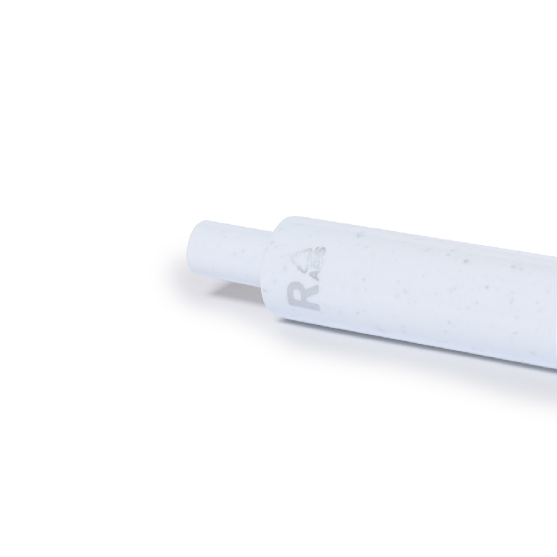 Stylo à bille RABS - en ABS recyclé avec partie colorée - encre bleue - couleur rouge_4