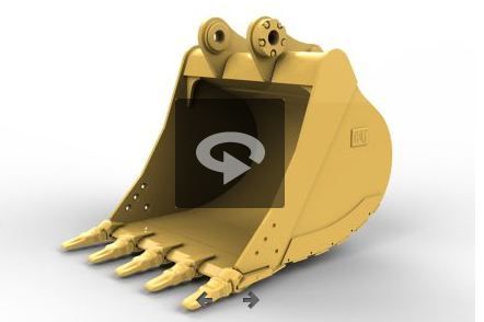 571-2859 godet d'excavation à usage normal - caterpillar finance france - 600 mm (24 in) - poids 304 kg_4