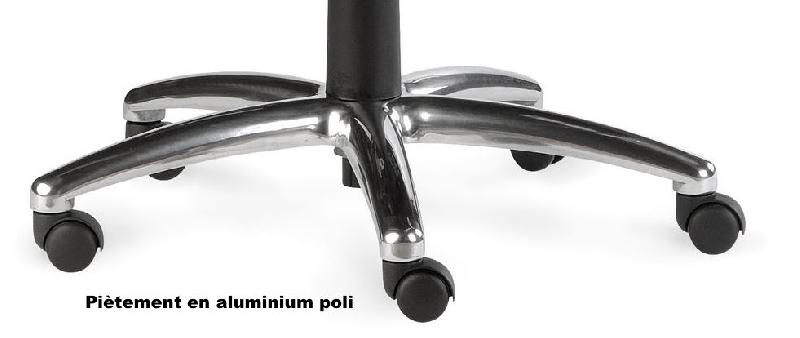 Fauteuil Président cuir avec renfort lombaire RIXON - cuir noir_4