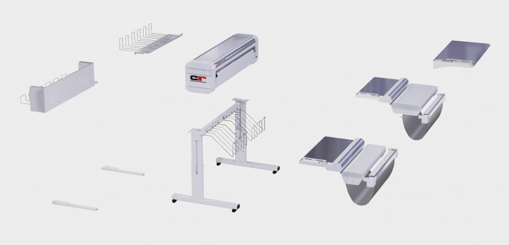 Plieuse de plans électrique A0 - Chatel Reprographie - Powersinus EVO XL - rapide 20 m/min et construction modulaire_4