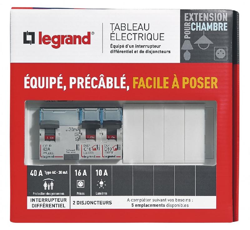 Tableau électrique équipé et précâblé LEGRAND 1 rangée 9 modules_4