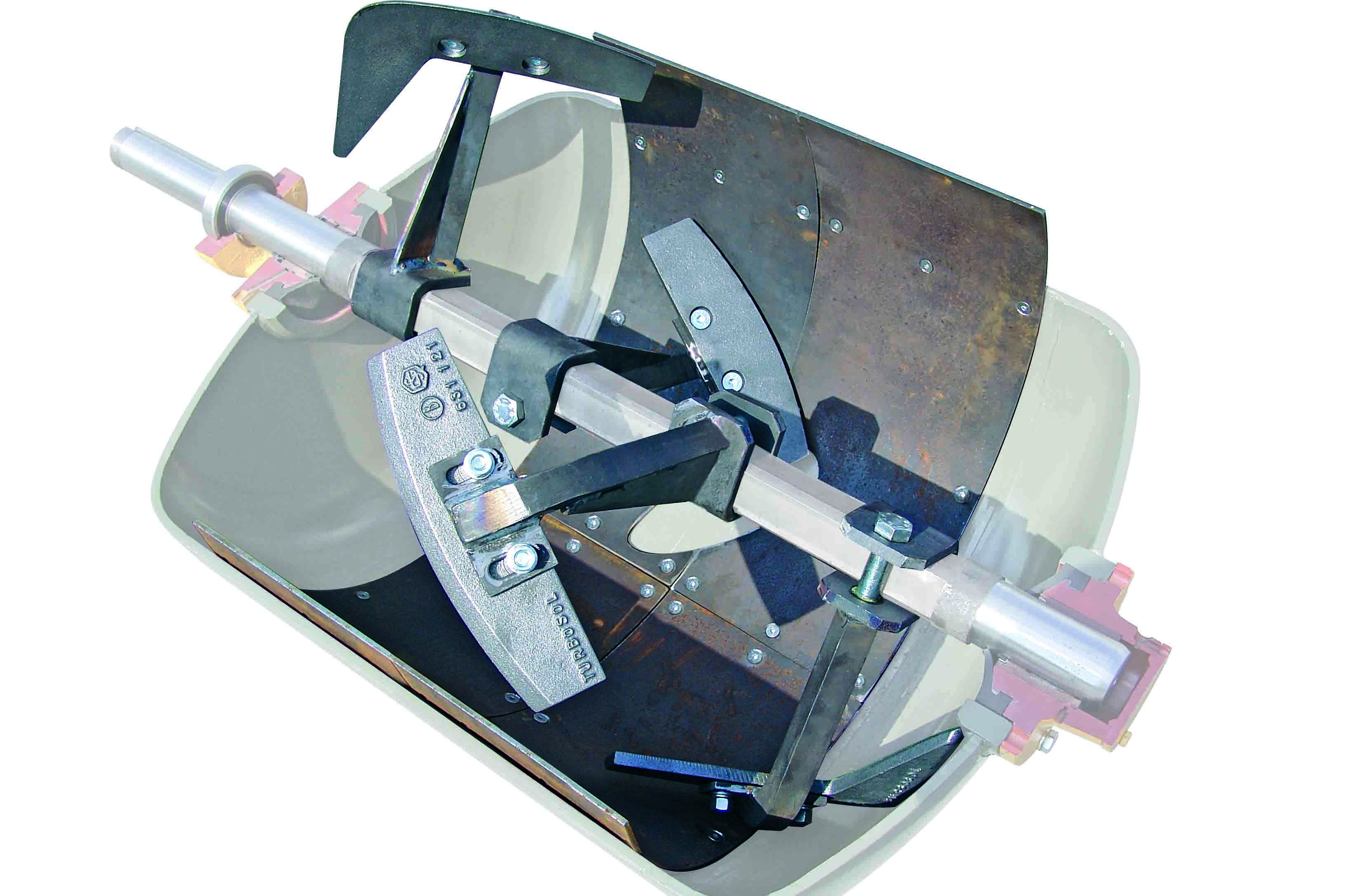 Apemat 190 pompe à chape - turbosol - 2,2 kw + 0,75 kw - 230 v_4