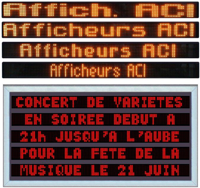 Afficheurs lumineux commerciaux - Panneaux de taux de changes, numéro d'appel, HDT, compte à rebours et plus_4