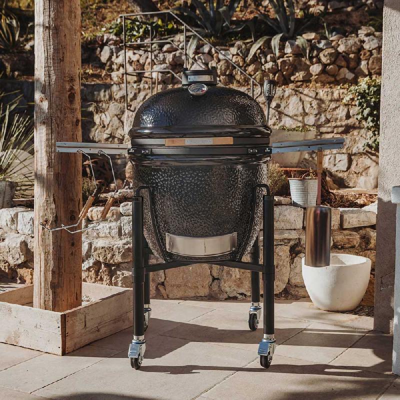Barbecue Kamado Monolith ONE.66 noir avec chariot | Planet Outdoor_4