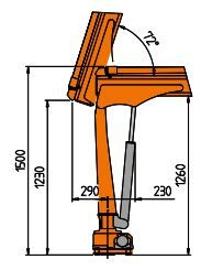 Grue auxiliaire puissante Atlas modèle T18