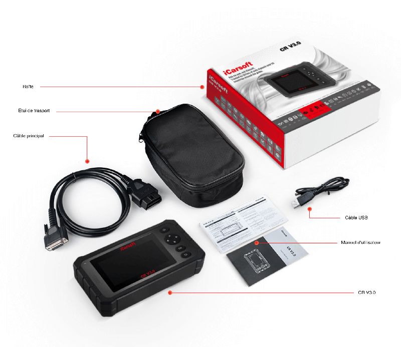 Valise diagnostic automobile multimarques icarsoft cr v3.0_4