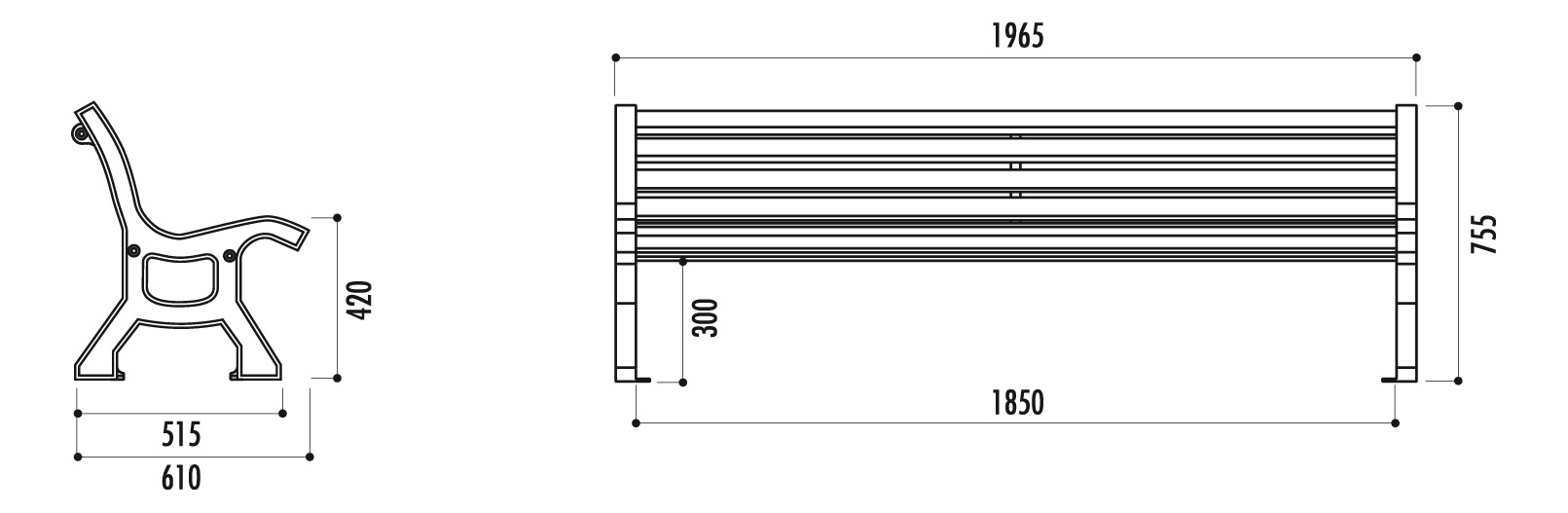 Banc public BASTIDE - romantico plaza bilbao_4