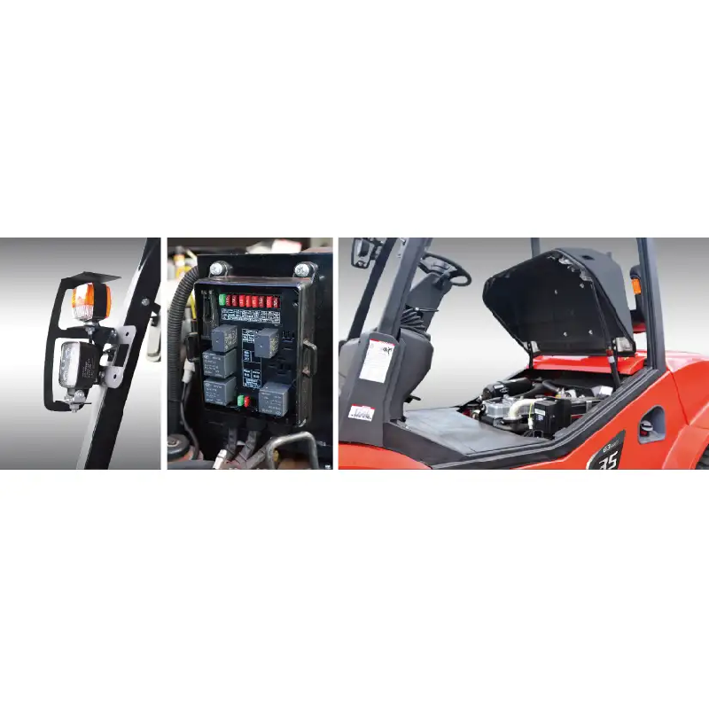 Chariot Tout Terrain HELI CPCD35 G3 M330 - 3500 Kg - 4 x 4 - Cabine + Chauffage_4