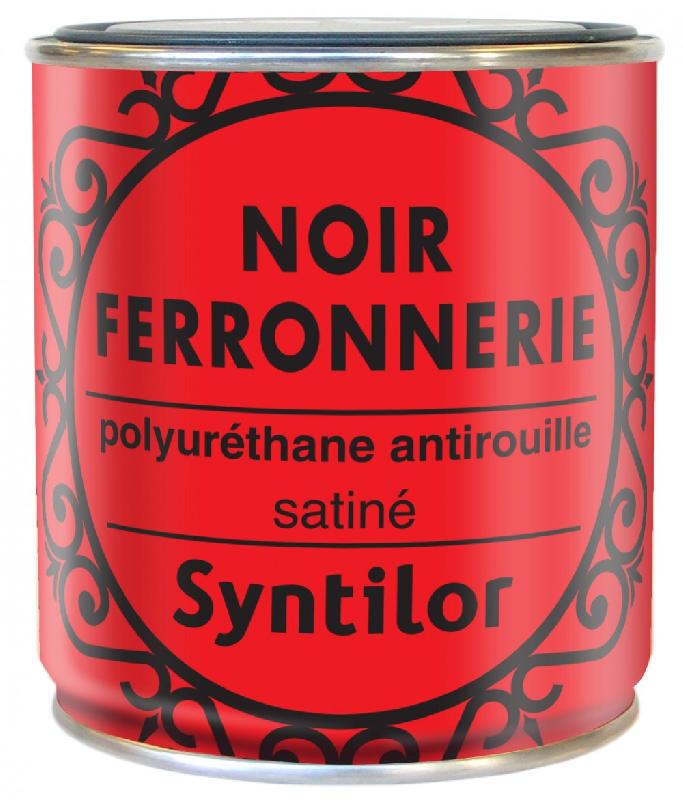 Peinture antirouille ferronnerie extérieur SYNTILOR - Noir mat - 0.375L_4