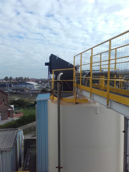 Dépoussiéreur encastrable pour silos et transporteurs à bande - Jetline® E - Compact et efficace avec recyclage des poussières_4