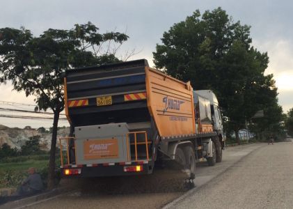 ZQZ5311TFC-P - Gravillonneur synchrone avec trémie à lame compacteur LMT5311TFC-P - IKOM - Masse totale 31 000 kg_4