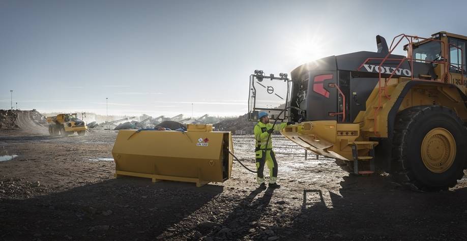 L350H Volvo avec un nouveau design de godet pour une meilleure efficacité