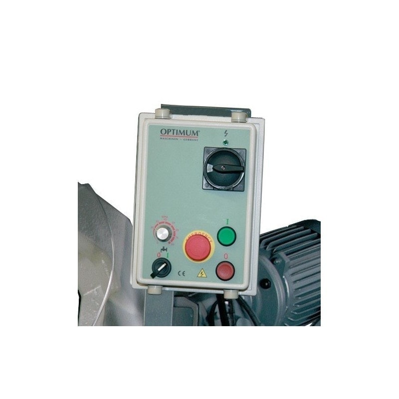 Scie à ruban professionnelle Optimum S 350 DG - 3290350 - grandes capacités de coupe pour métaux - angle de -45° à +60°_4