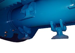 Broyeur forestier avec structure renforcée et tôle de blindage en acier