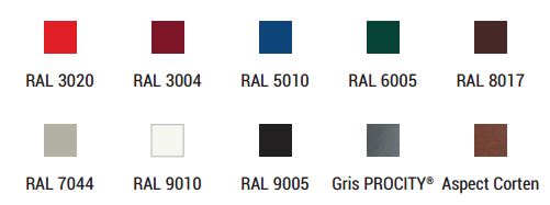 Potelet province peint sur zinc - Hauteur 1180 mm - Tube acier Ø76 ou Ø114 mm - Modèles City, Agora, Boule, Inox brossé_4