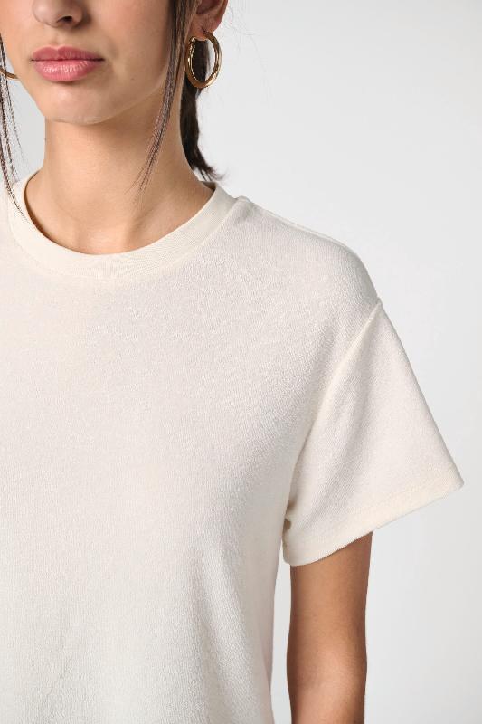 Robe t-shirt écoresponsable en éponge à épaules tombantes femme - Native Spirit - Réf: NS5028 - 80% coton biologique / 20% polyester recyclé_4