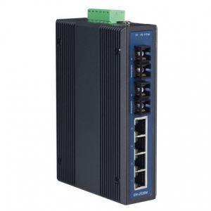 Switch industriel Rail DIN - 4 ports Ethernet 10/100Mbps + 2 ports Fibres mono-mode - Référence EKI-2526M-AE Advantech_4