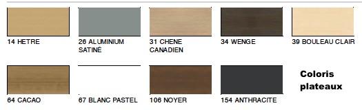 Table de réunion ronde avec base chromée Ogi - MDD. - Blanc 9010, 100, Blanc_4