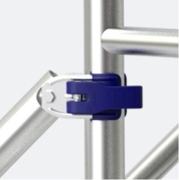 Échafaudage roulant aluminium Neolium SX - Comabi SNC - hauteur de travail maxi 7,8 m - montage sécurisé et roues anti-trace_4