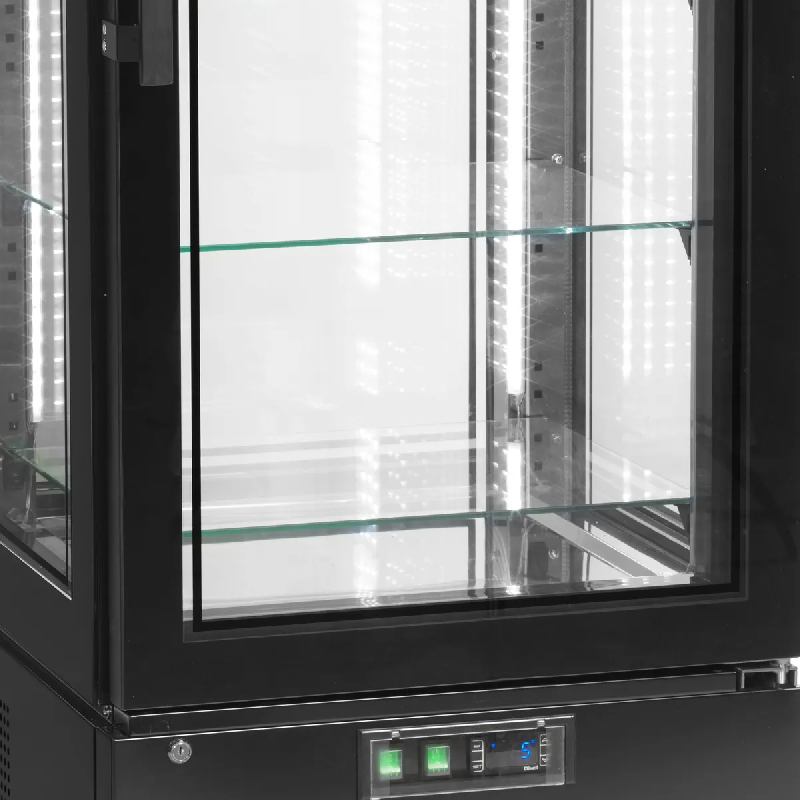 Vitrine réfrigérée UPD400-C Noir TEFCOLD_4