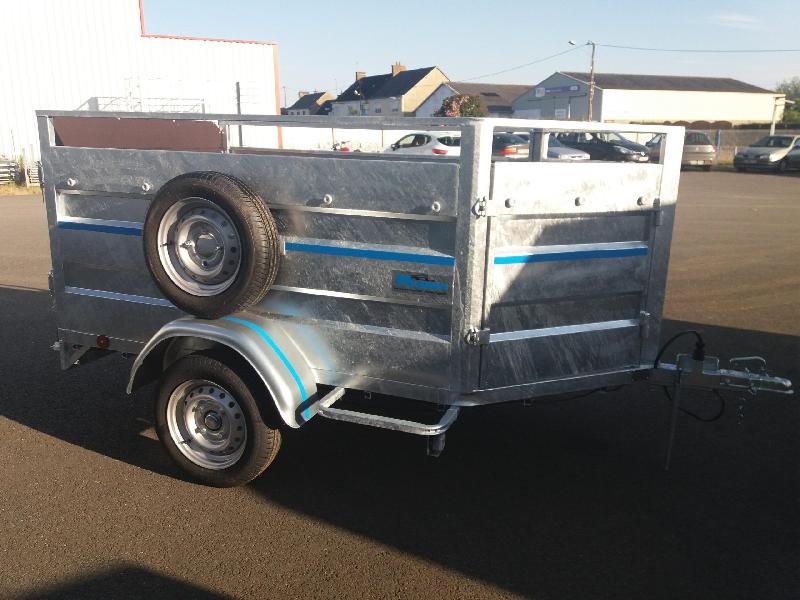 Remorque pour transport d'animaux - 2,50 X 1,20 X 0,99M - 500/750 KG - MAGNUM 500M3_4