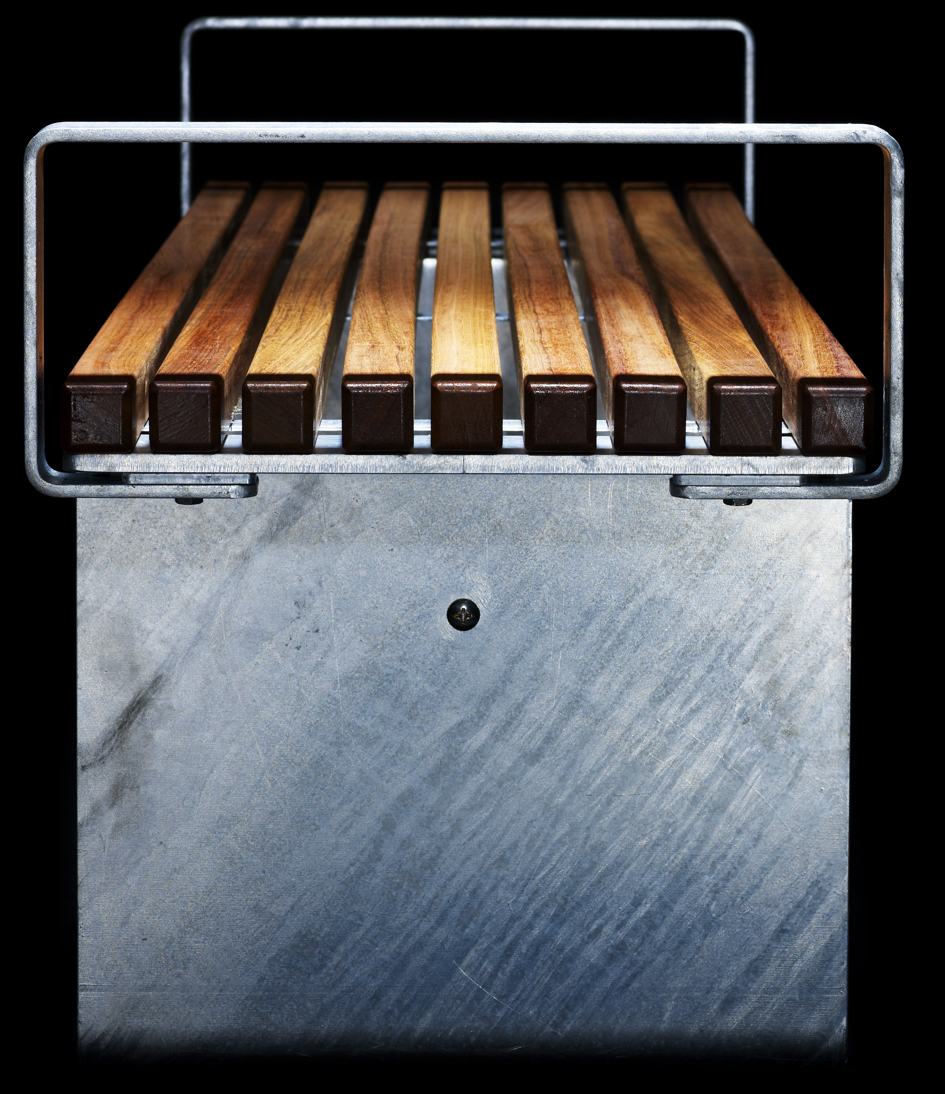 Banquette public Birka réf 8037083 - Hags - Montage en 1 heure - Dimensions 1760x490x450 mm_4