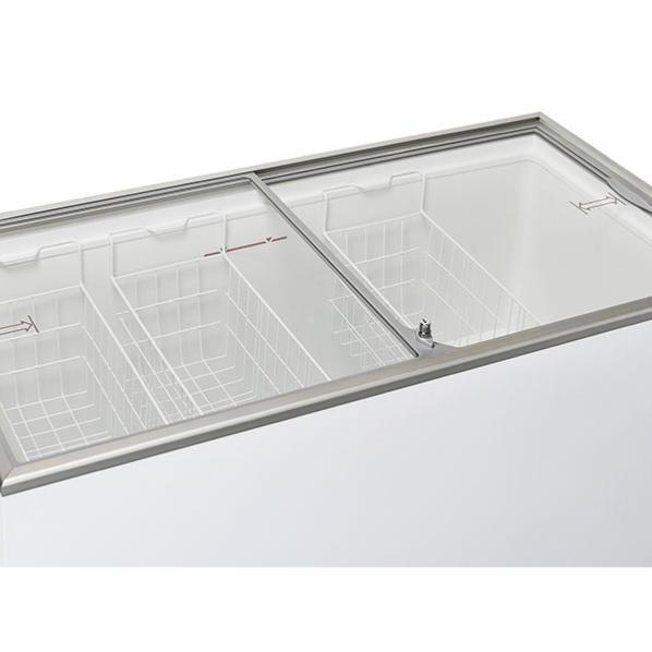 Congélateur coffre avec portes coulissantes vitrées - 400 L | Coolhead - CFG408_4