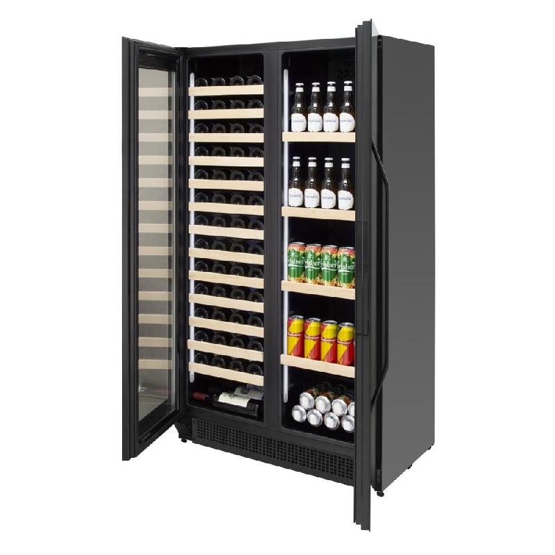 Armoire à boissons 2 zones - bière et vin - double porte Série G - Polar - GL097_4