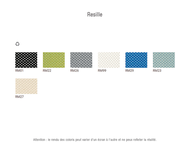 Fauteuil de direction Dakota - mécanisme synchrone 4 positions - support lombaire réglable - résille haute résistance_4