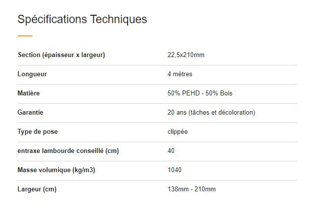 Clôture en composite Maestro XL - Novodeck - Lame terrasse bois composite - Longueur 400 cm_4