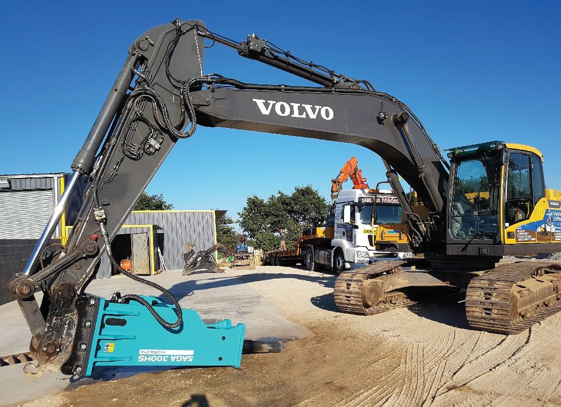 Marteau brise-roches MSB 2300 kg garanti 2 ans