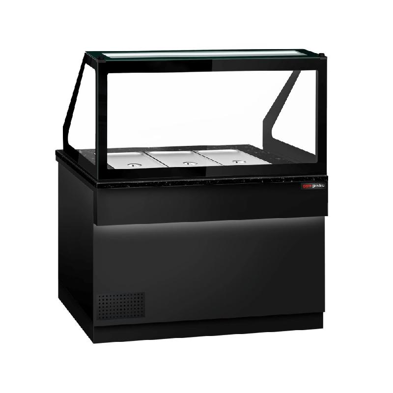 Saladette TORONTO - L1250 mm - Noire - 2 portes - 3x GN 1/1 - P900_4