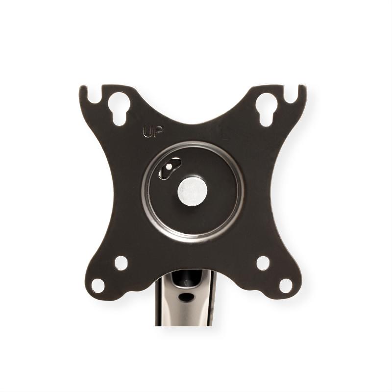 VALUE Support dual LCD, montage sur bureau, vérin à gaz, 5 articulations, noir_4