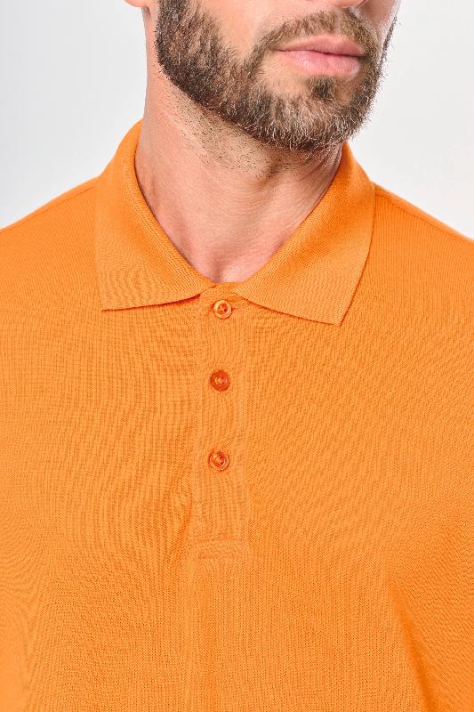 Polo manches courtes homme - Réf: WK274 - 65% polyester / 35% coton - antibactérien et antiboulochage - Lavable à 60°C_4