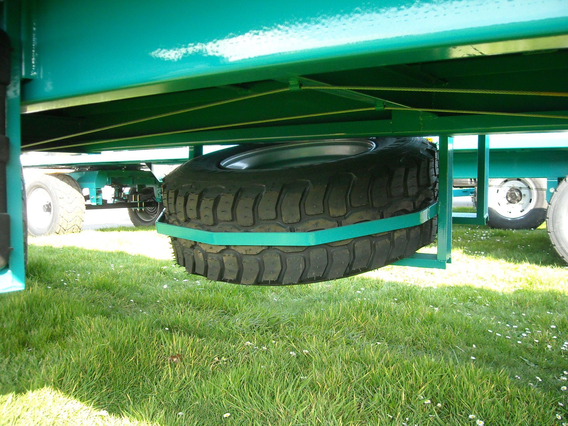 Remorque plateau agricole CH 11506 - Golpais - caisse 11 500 mm - PTAC 21 000 kg - essieux suspendus et treuils avant_4