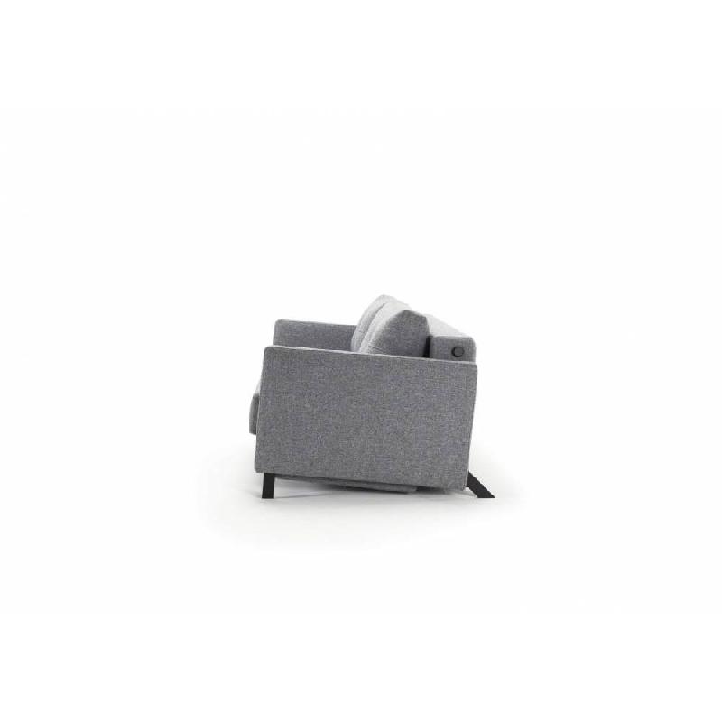 Canapé convertible design Cubed 02 Arms 160 Twist Granite - Innovation Living - Lit 200x160 cm_4