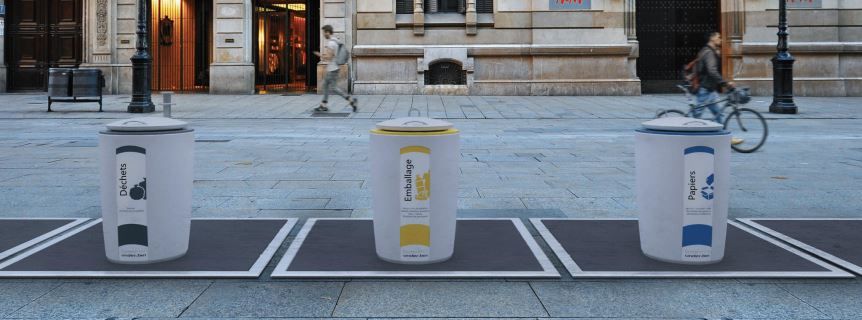 Conteneur enterré UNDERBIN en polyéthylène - design sophistiqué, adapté au tri sélectif_4