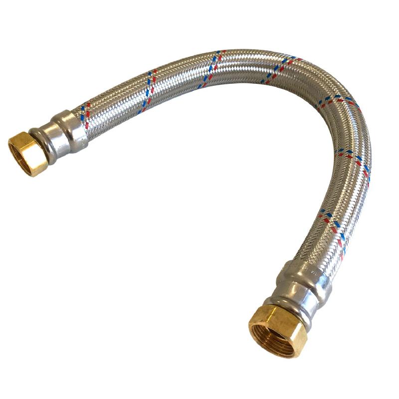 Flexible inox ø8mm intérieur f-f 3/8