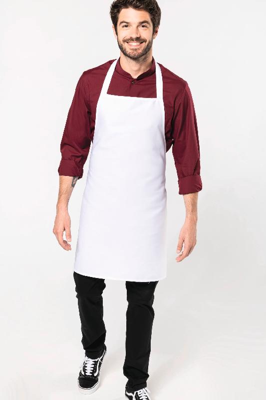 Tablier polycoton léger Kariban - Réf: K8001 - Lavable à 60°C - Taille unique - Couleurs disponibles: Noir, Blanc, Wine_4
